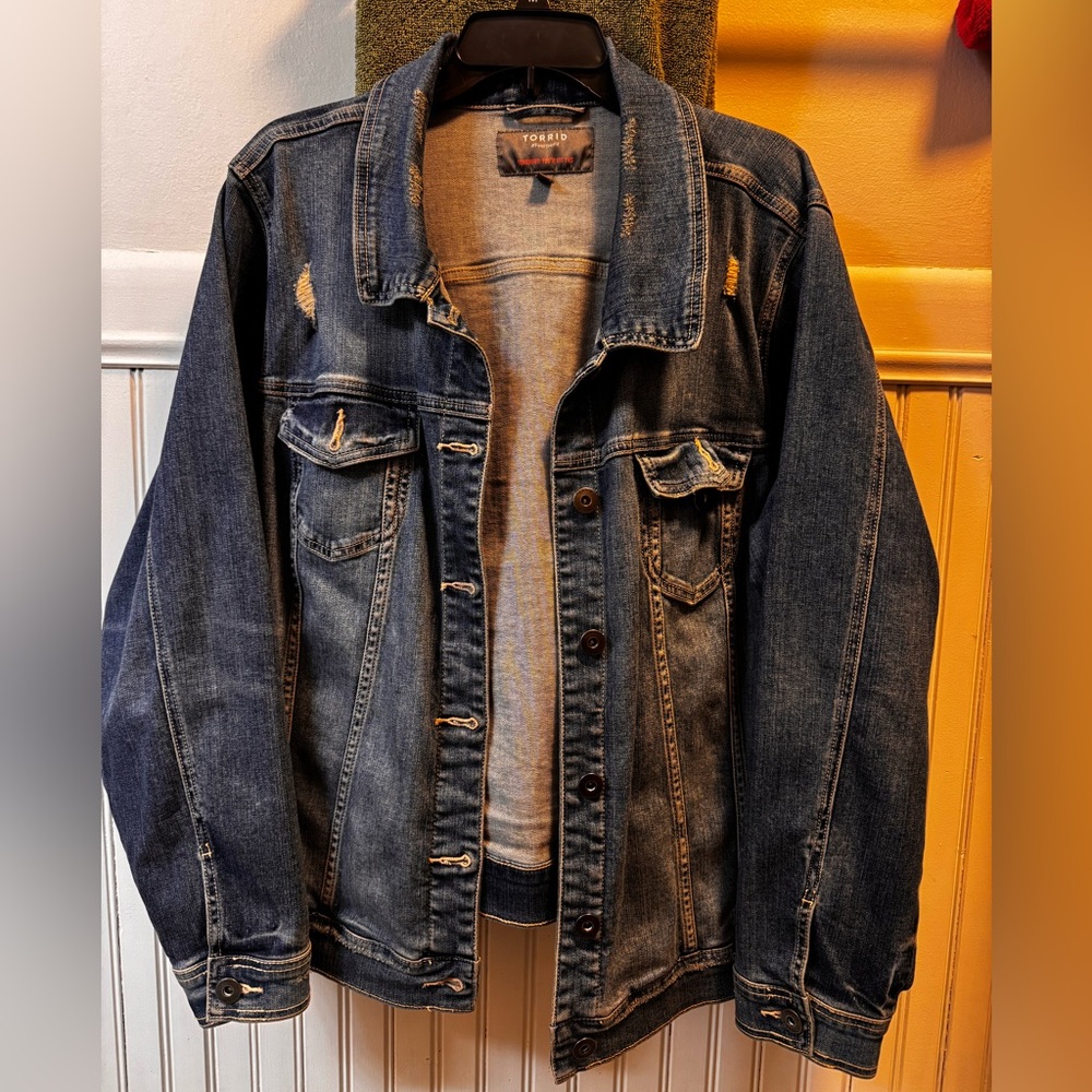 Torrid Dark Blue Denim Jacket